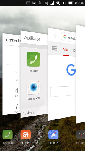 Ubuntu Phone OTA 14 фон и иконки